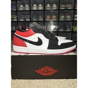 Nike Air Jordan 1 Low SE Shoes White Black Varsity Red IB8971-106 Men’s Sz 10.5